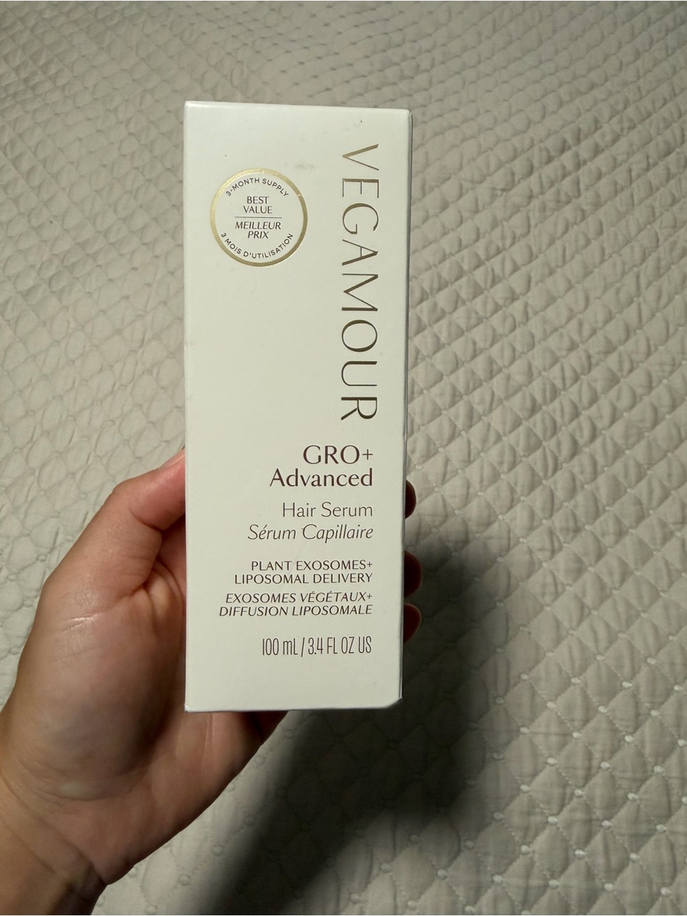 Vegamour GRO+ Advanced Hair Serum – White